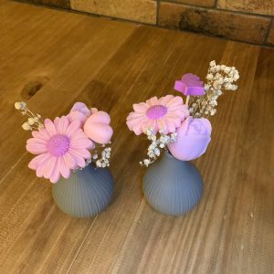 Petit bouquet éternel gris
