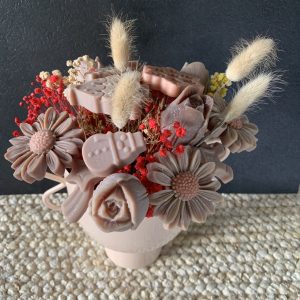 Bouquet éternel Chocolat-noisette une gourmandise visuelle et olfactive