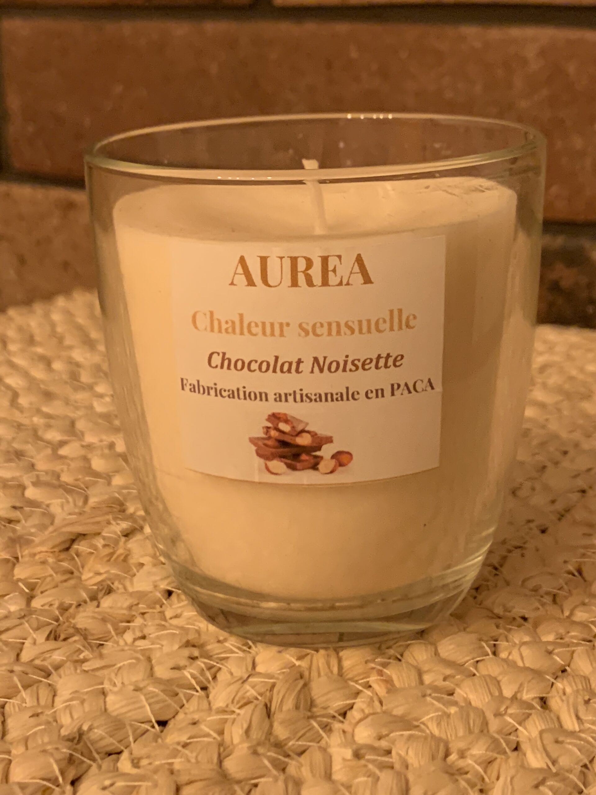 bougie minimaliste aurea