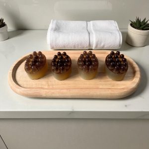 “Savon de massage exfoliant artisanal , gommage doux – Auréa des Sens”