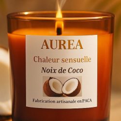 Logo Auréa des Sens - bougies artisanales et savons naturels