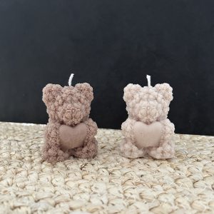 Bougie petit ourson parfumé - cocooning