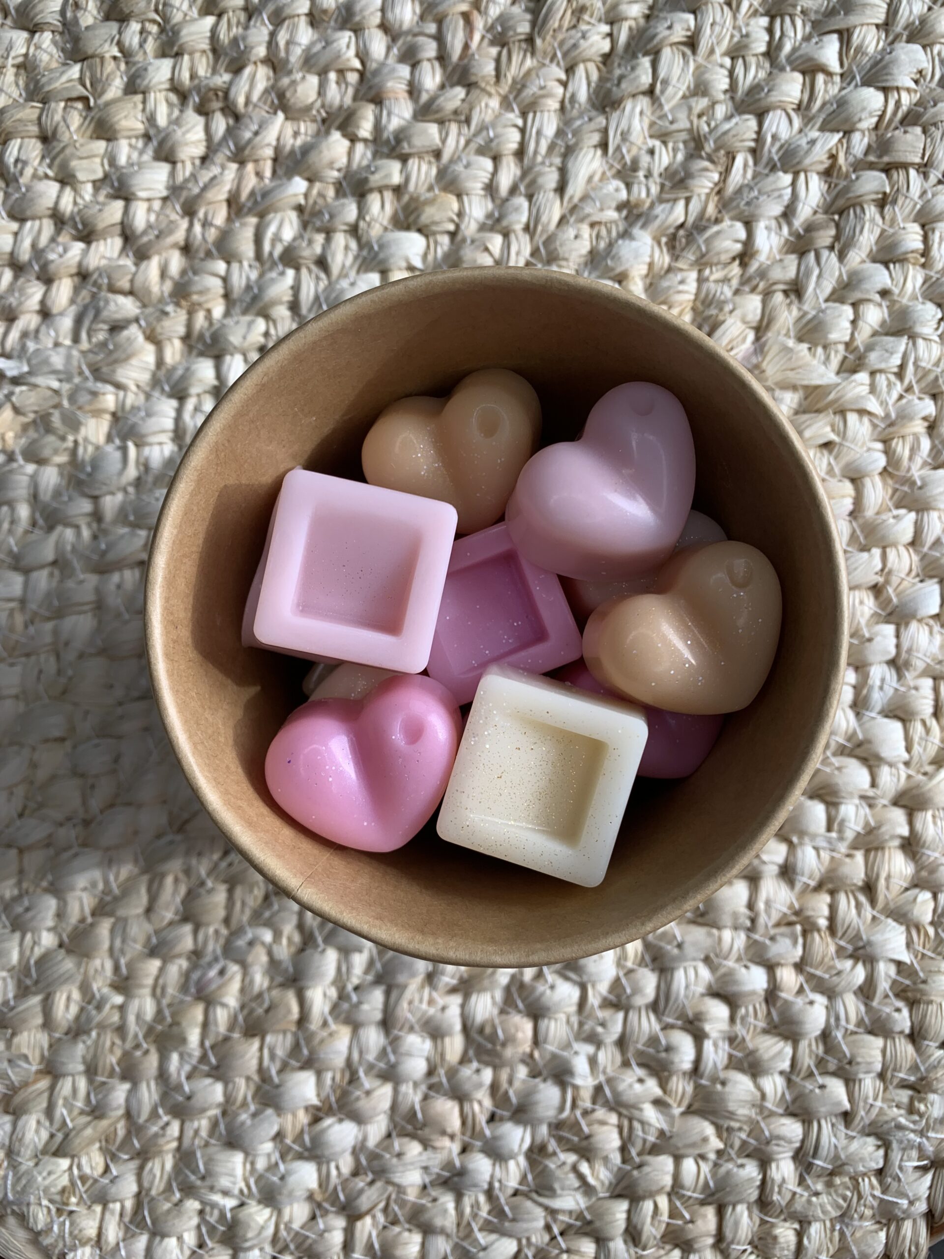 box fleur de coton multi couleurs pastelles