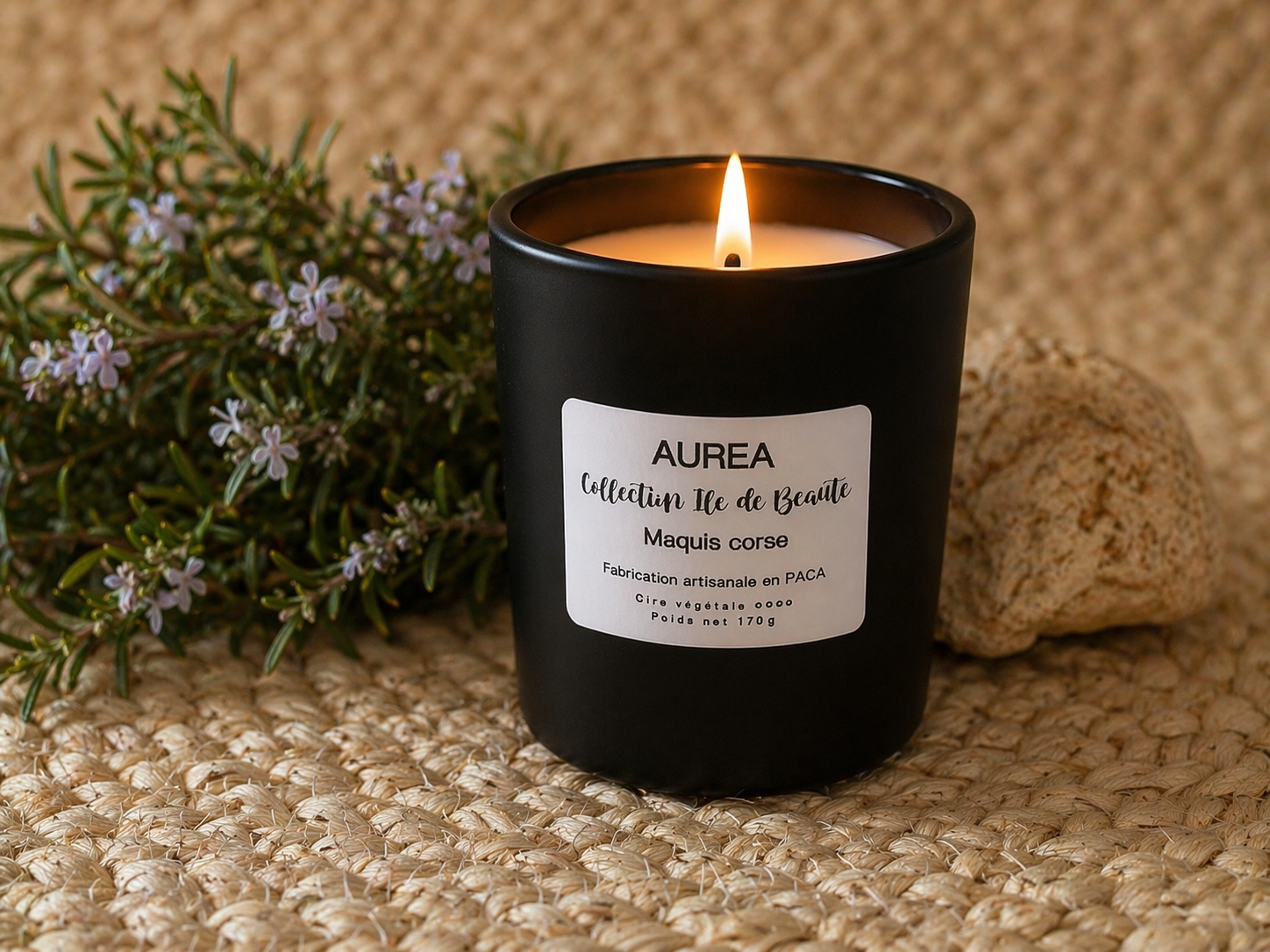 bougie ile de beauté maquis corse 170g ou 70g