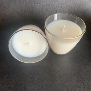 Bougie parfumée verre fumé – ambiance chic et minimaliste