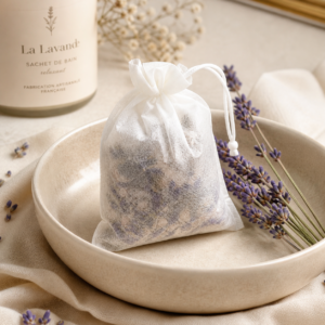 sel de bain lavande en sachet à infuser