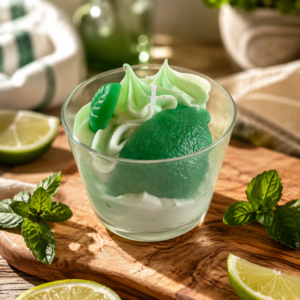 Bougie parfumée Mojito avec citron vert et menthe fraîche
