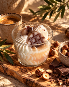 Bougie Instant Gourmand parfum gaufre dans une ambiance Hygge du Sud