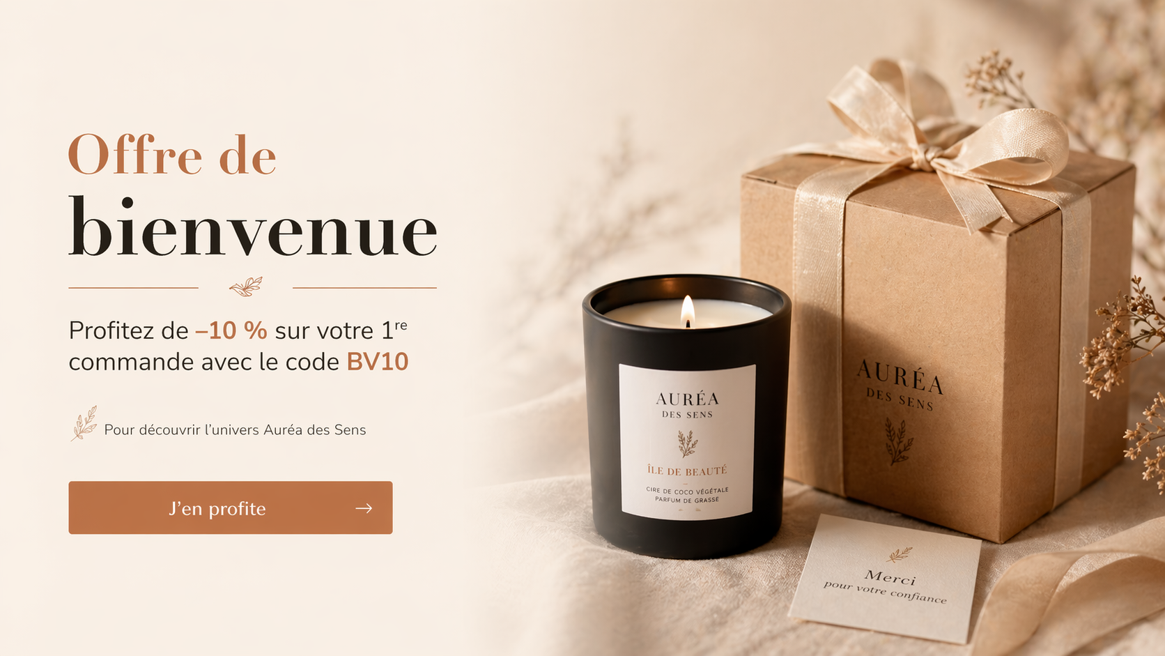 Fondants parfumés artisanaux Auréa des Sens pour une ambiance Hygge du Sud